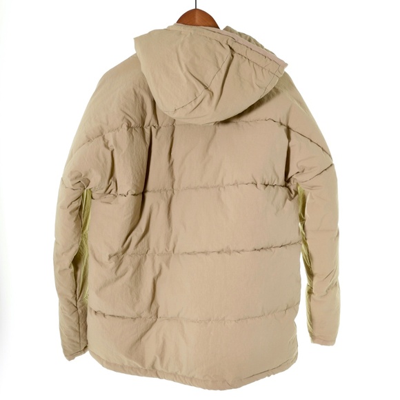Madewell Holland Ash Green Khaki Quilted Puffer Parka Jacket Women S Cottagecore - Picture 5 of 11